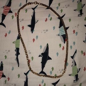 Gold chain necklace